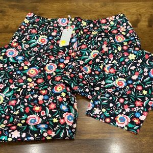 Boden Floral Print Pants - Multicolor